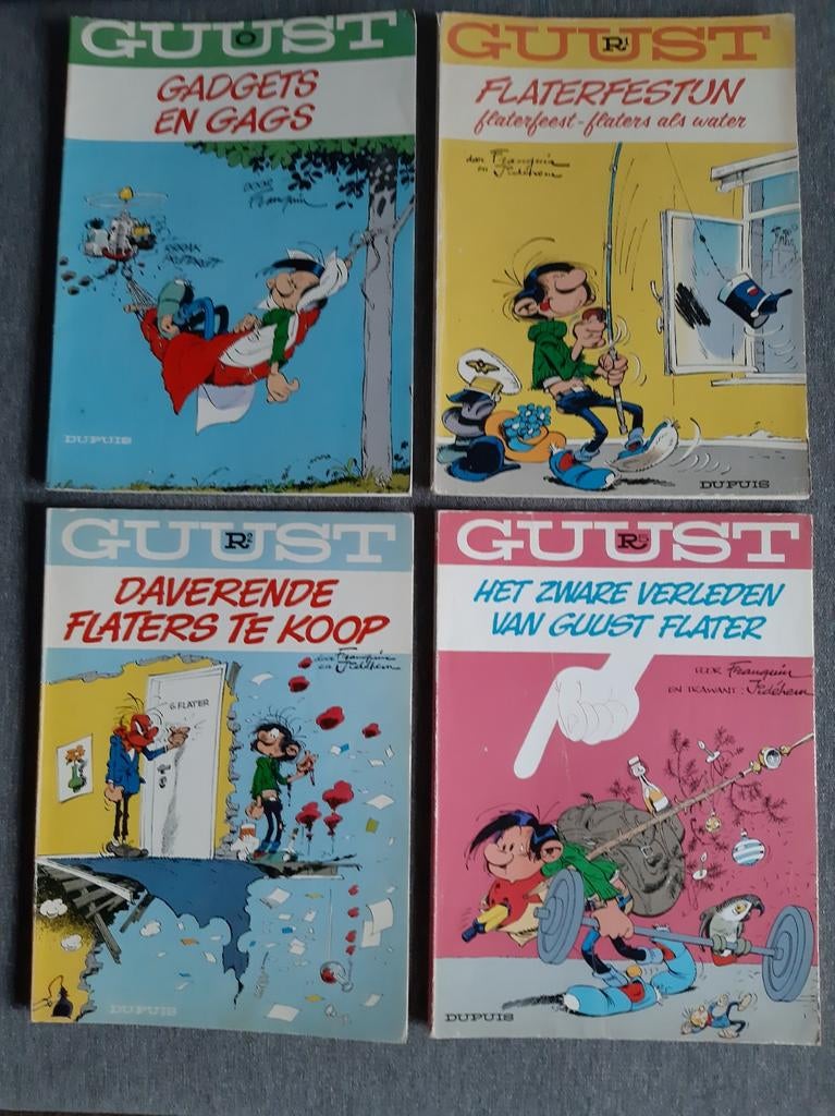 Guust Flater, Eén stripboek, Ophalen of Verzenden, Gelezen, Franquin