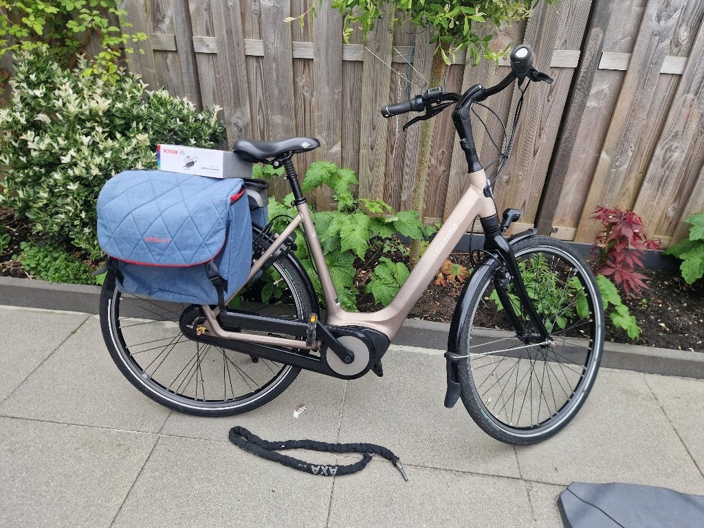 Gazelle orange E-bike C7 damesfiets bosch midenmotor,53cm., Ophalen, Gebruikt, 51 tot 55 cm, 50 km per accu of meer