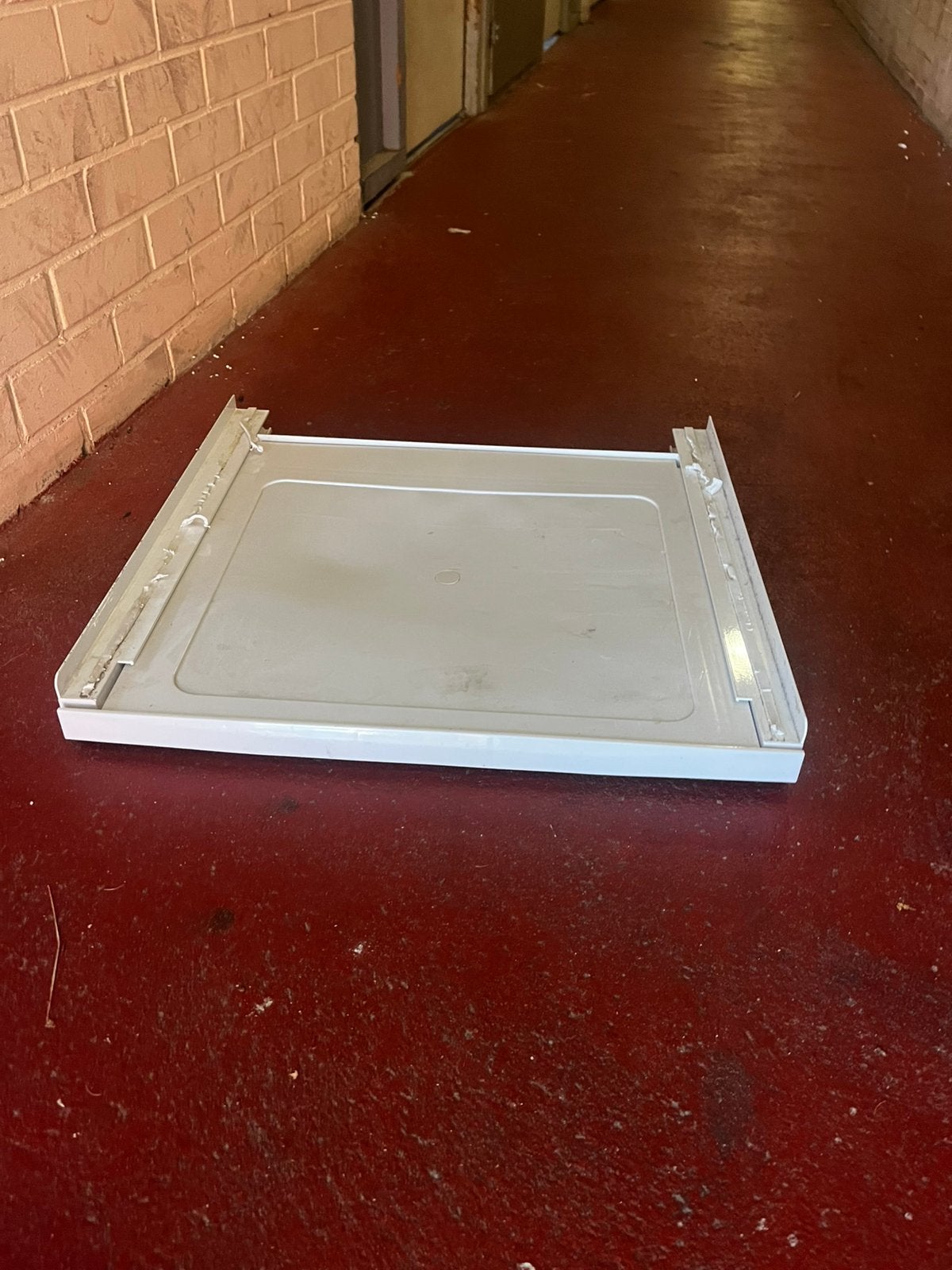 Uitschuifbare plank wasmachine droger, rek, tussenrek, Ophalen, Zo goed als nieuw