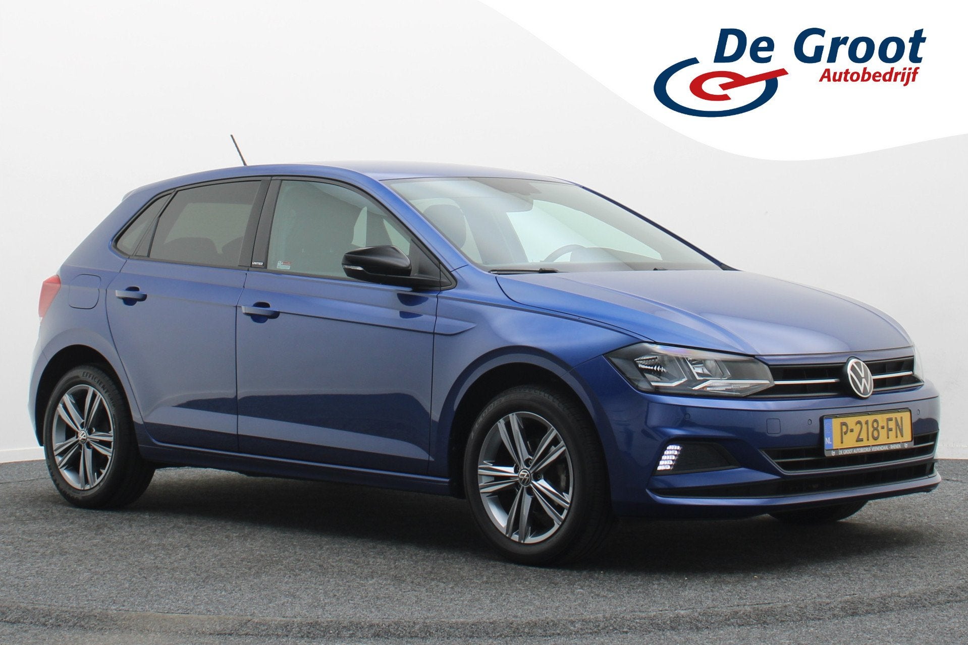 Volkswagen Polo 1.0 TSI Highline Business R Virtual Cockpit,, Voorwielaandrijving, Gebruikt, 580 kg, Blauw