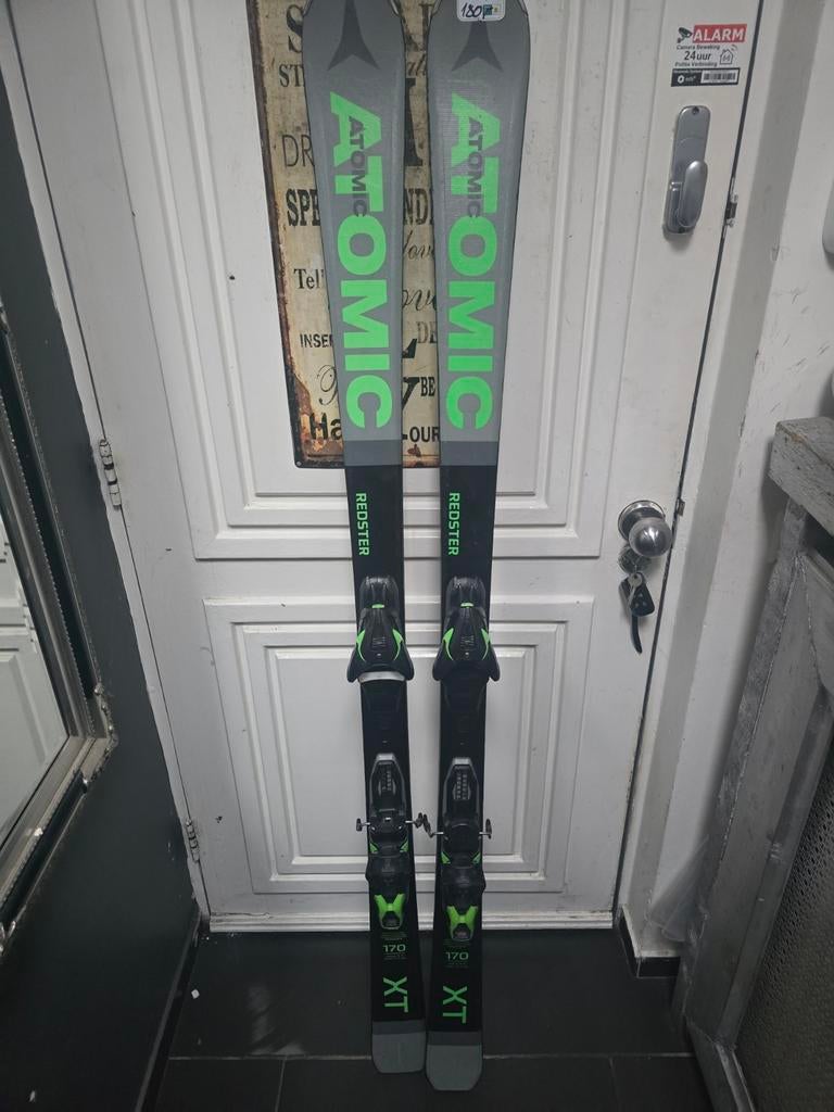 ACTIE‼️ATOMIC REDSTER XT WOODCORE TITANIUM CARVE 177 170 163, 160 tot 180 cm, Gebruikt, Ophalen of Verzenden, Carve
