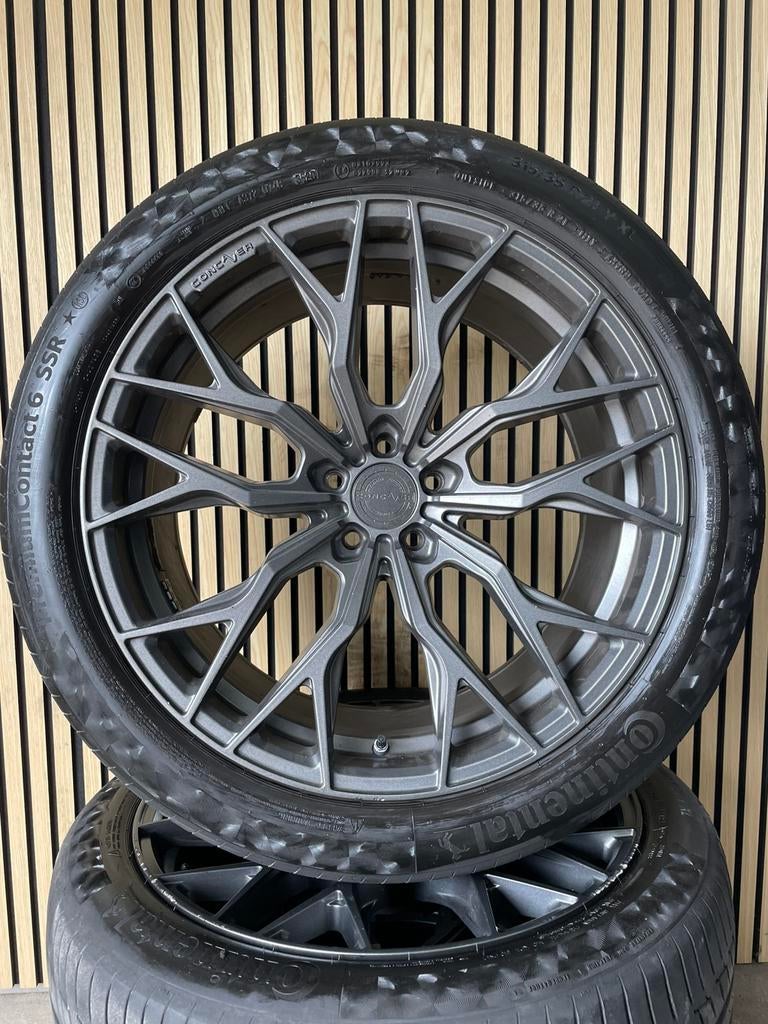21” Concaver CVR1 BMW X5 X6 velgenset G05 G06 G30 G31 G01, Auto-onderdelen, Banden en Velgen, ., 275 mm, Concaver, Banden en Velgen