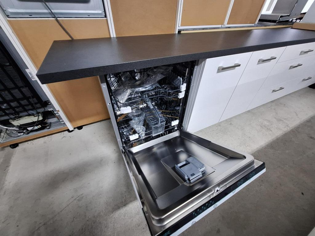 Complete keuken Compleet met APP 120Keukens op voorraad 2803, Wit, Enkelwandige keuken, Ophalen of Verzenden, Zo goed als nieuw