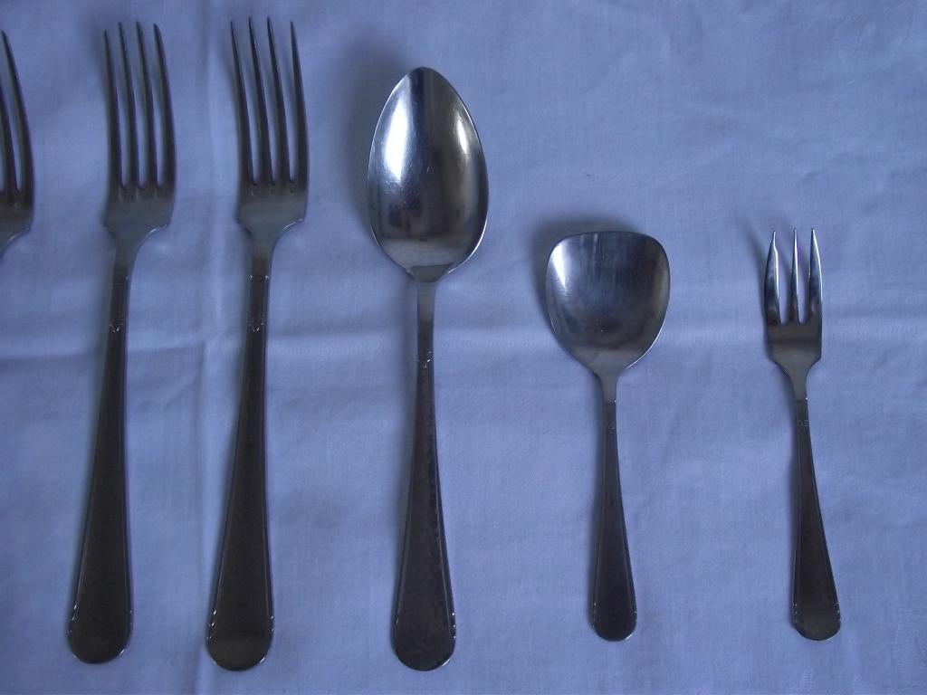 Gero zilmeta 294 hamerslag Franse lelie taartvorkje 1936-60, Antiek en Kunst, Antiek | Bestek, Ophalen of Verzenden