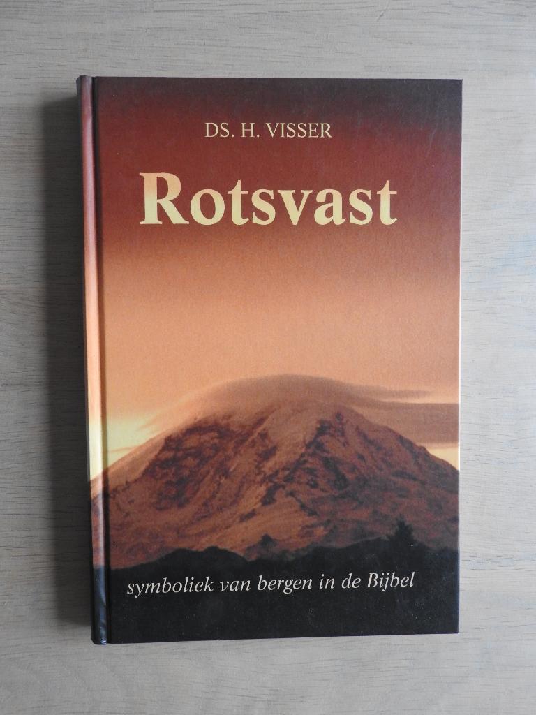 Ds. H. Visser - Rotsvast - Symboliek van bergen in de Bijbel, Boeken, Ophalen of Verzenden, Zo goed als nieuw