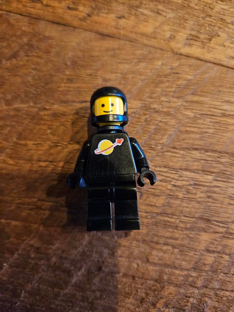 Zwarte Lego Astronaut Minifiguur, Verzenden, Gebruikt, Losse stenen, Lego
