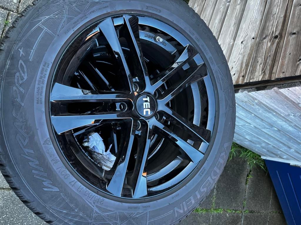17” Velgen met winterbanden, Ophalen, Velg(en), Nieuw, 17 inch