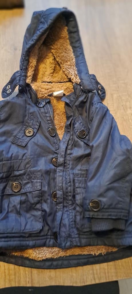 Leuke jas met teddy voering - maat 74, Kinderen en Baby's, Babykleding | Maat 74, Gebruikt, Jongetje of Meisje, Ophalen of Verzenden