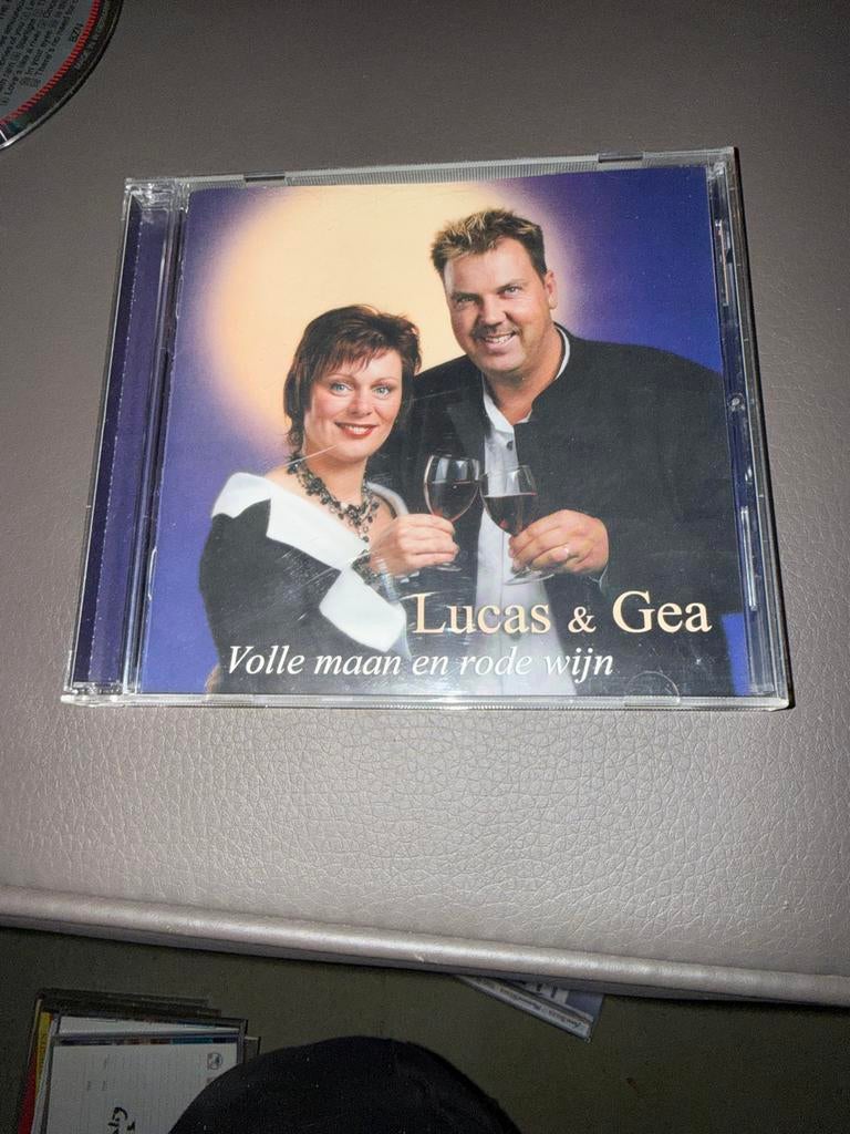 Lucas & Gea - Volle Maan en Rode Wijn CD, Ophalen of Verzenden, Zo goed als nieuw, Levenslied of Smartlap