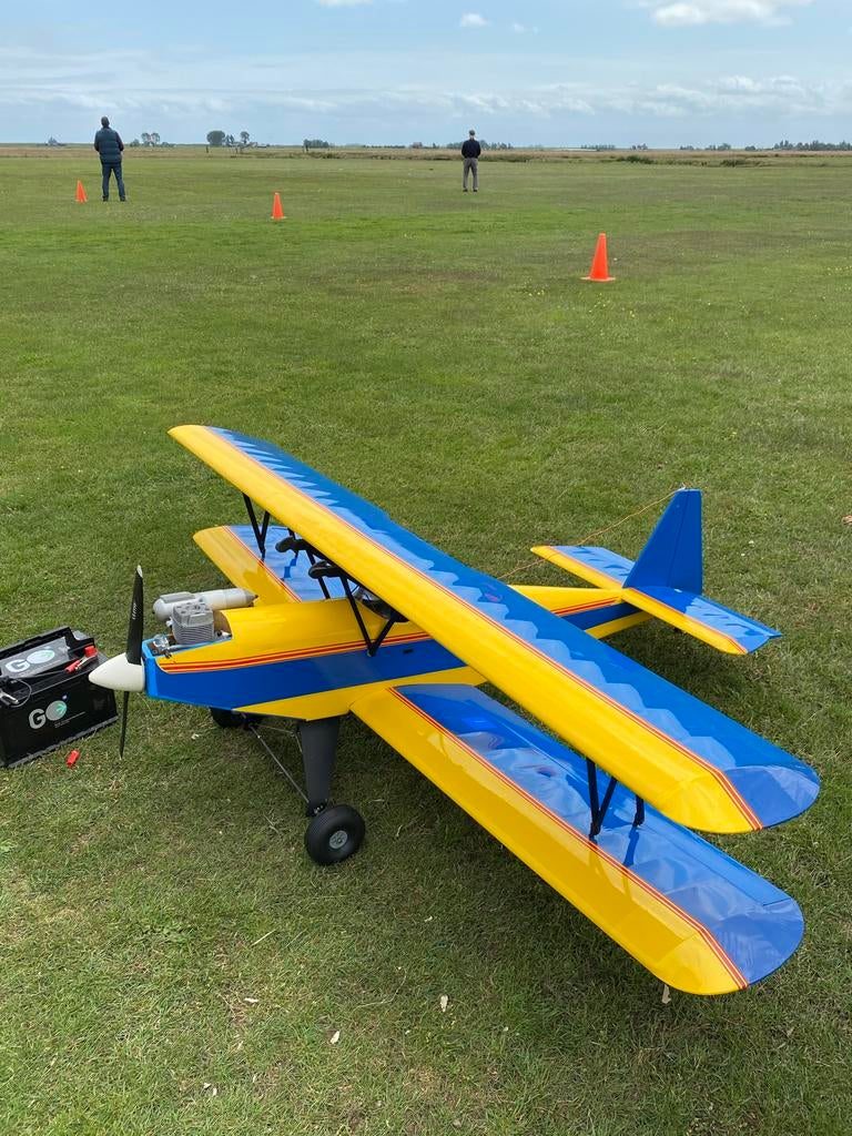Lazy Ace 35cc OS MAX BGX -1 vliegklaar 200 cm. wingspan, Ophalen, Gebruikt, Nitro, RTF (Ready to Fly)