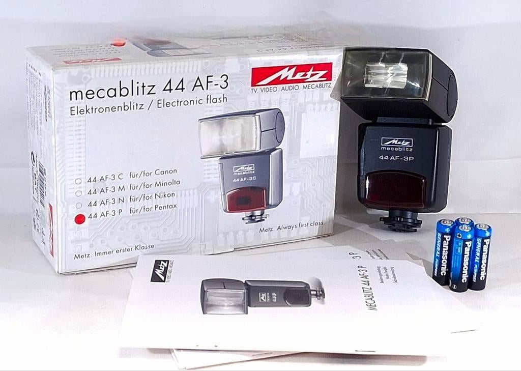 Metz Mecablitz 44 AF-3 P digitale flitser voor Pentax, Kantelbaar, Onbekend, Ophalen of Verzenden, Zo goed als nieuw