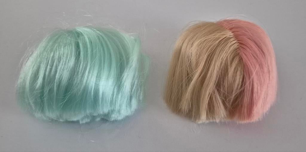 LOL Surprise, 2 pruiken, Turkoois en Roze/Blond, Ophalen of Verzenden, Overige typen
