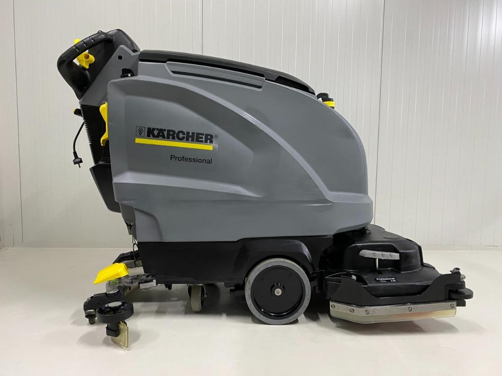 KARCHER SCHROB/-ZUIGMACHINE B 60 W D65 Bp Fleet+170Ah+Rins+A, Ophalen of Verzenden, Zo goed als nieuw, Schrobmachine
