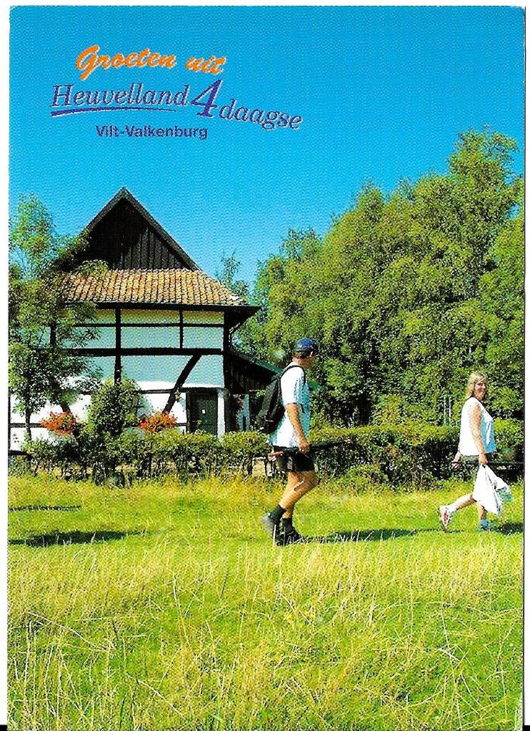 Ansichtkaart	Berg en Terblijt	Heuvelland 4 daagse, Verzamelen, Verzenden, 1980 tot heden, Gelopen, Limburg