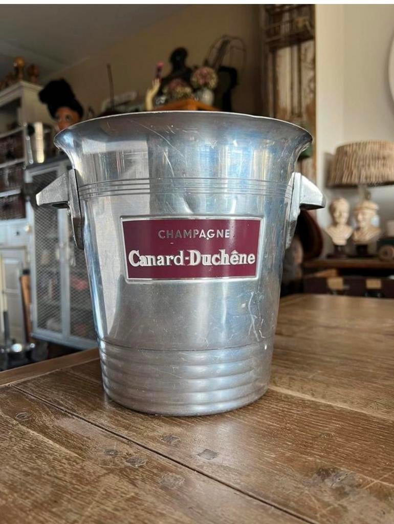 Vintage champagne koeler Canard Duchene, Antiek en Kunst, Curiosa en Brocante, Ophalen of Verzenden