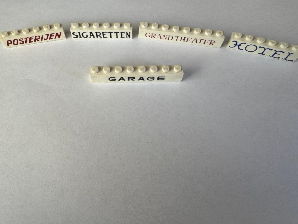 lego diverse teksten, Ophalen, Gebruikt, Losse stenen, Lego