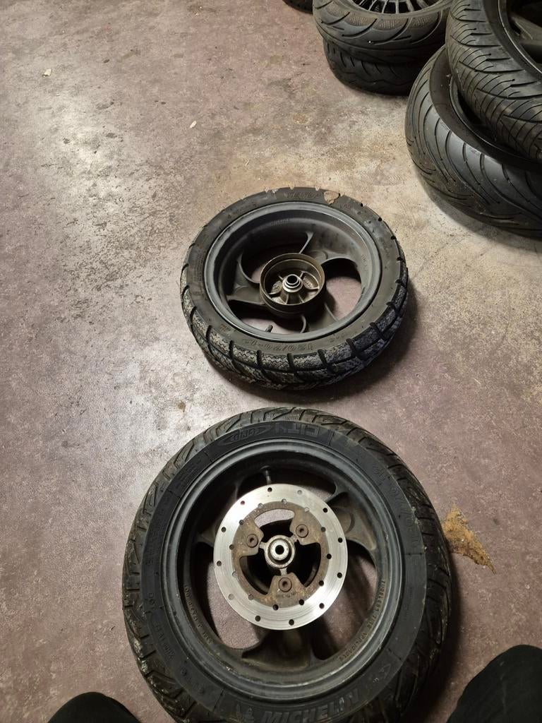 Velgen / wielen met banden kymco agility 12 ", Gebruikt, Overige typen, Ophalen of Verzenden, .