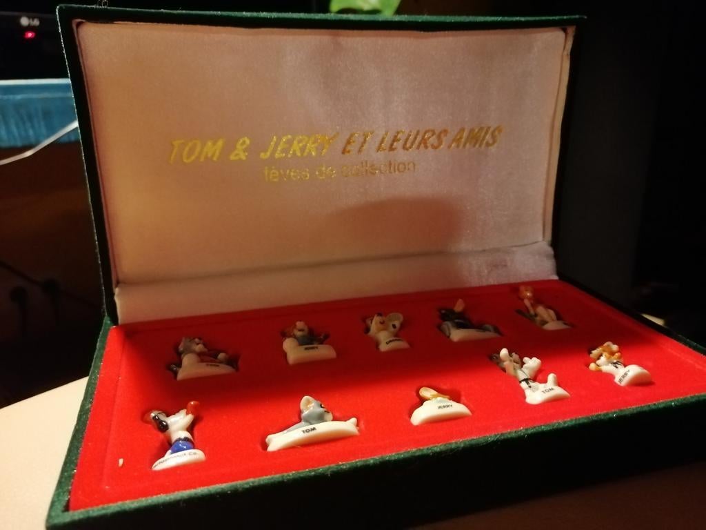 Tom and Jerry beeldjes collectie uit 2006! Leuk!, Ophalen of Verzenden, Gebruikt, Beeldje of Figuurtje