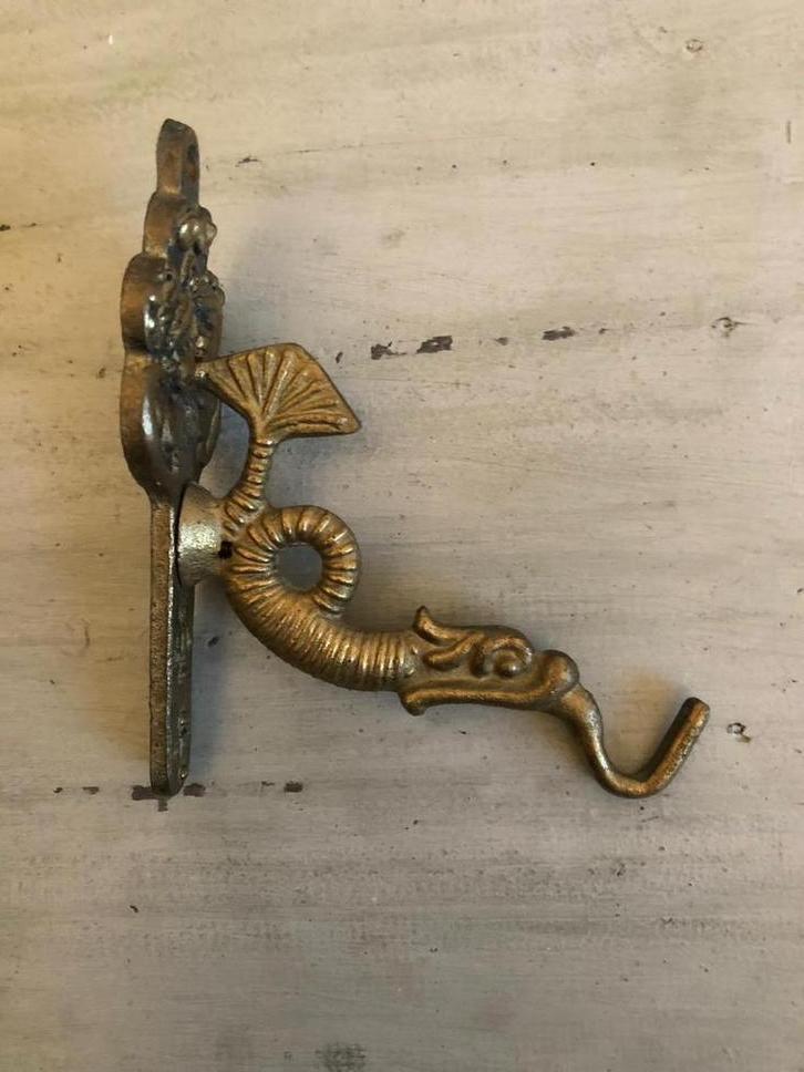 Decoratieve Koperen Wandhaak Draak, Ophalen of Verzenden, Zo goed als nieuw