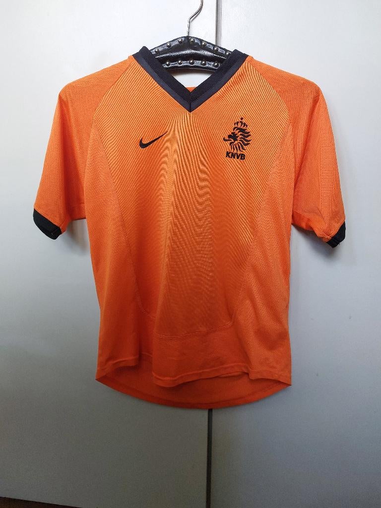 Zgan oranje nederland shirt kind knvb voetbal 152 - 158 Nike, Jongen of Meisje, Ophalen of Verzenden, Zo goed als nieuw, Shirt of Longsleeve