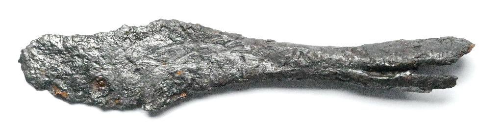Romeins Socketed Pijlpunt Ijzer L 66,4 b 14mm     b345, Ophalen of Verzenden, Landmacht, Nederland