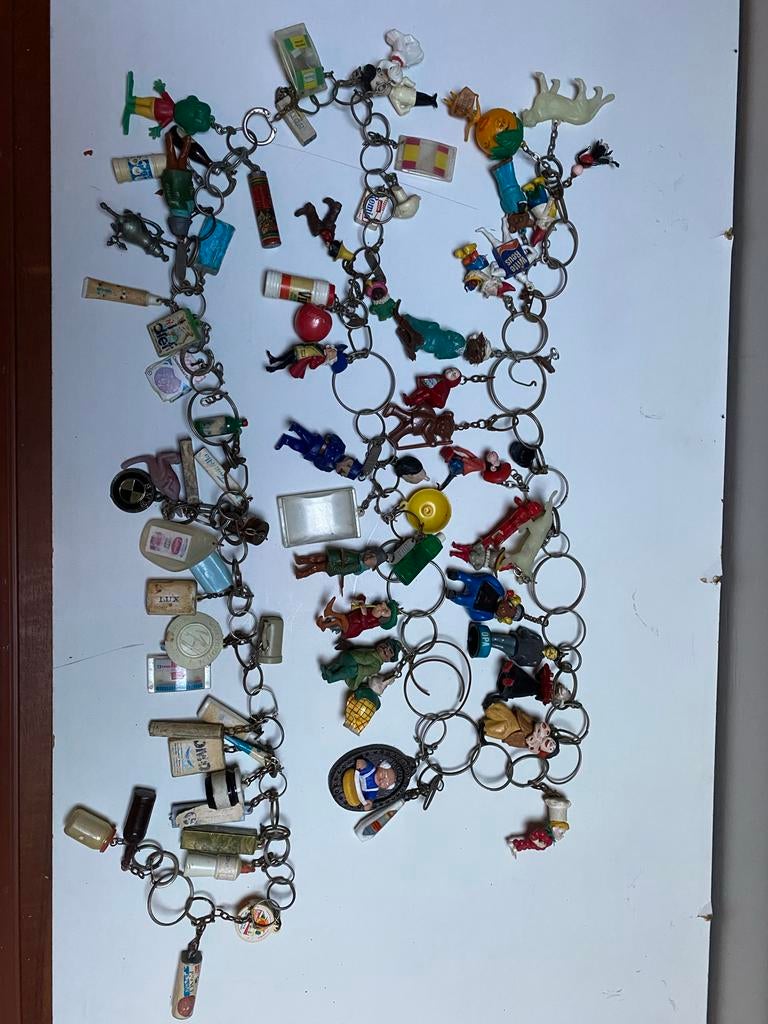 Vintage sleutelhanger-Keycord 1.5m - 1960-1975, Verzamelen, Overige Verzamelen, Ophalen, Gebruikt