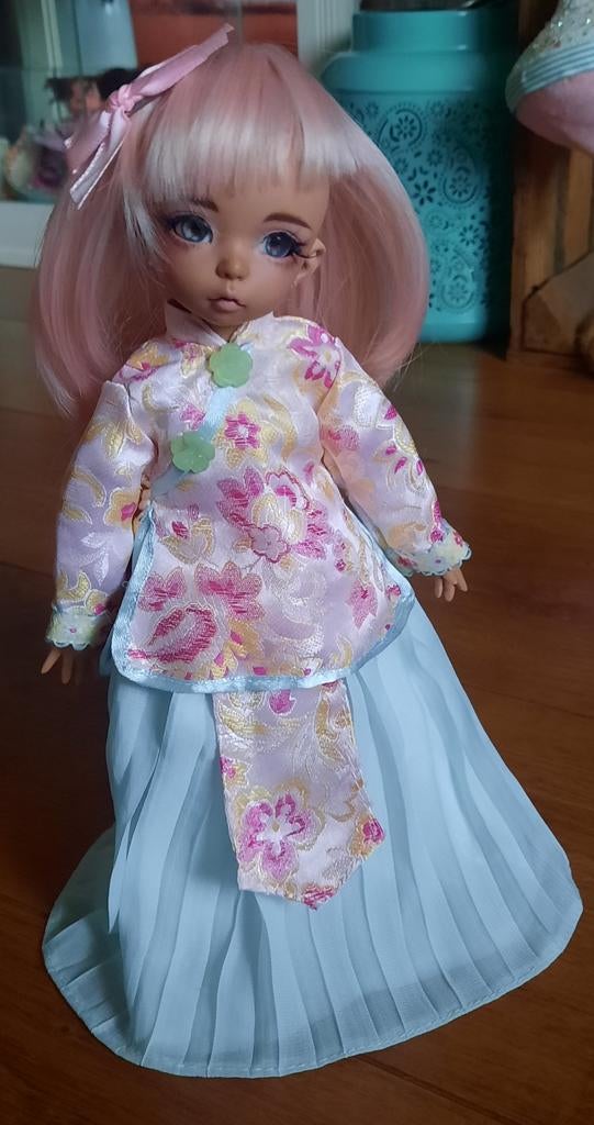 Bjd 1/6, of blythe of pullip poppen, 3x kleding setje izgst, Ophalen of Verzenden, Zo goed als nieuw, Kleertjes
