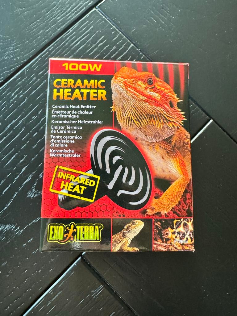 Keramische warmtelamp terrarium, Ophalen of Verzenden, Nieuw