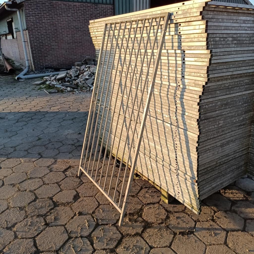 Veel 1m kennelpanelen 185 hoog kennel hondenren kenneldelen, Ophalen, Hondenkennel, 110 cm of meer, 100 cm of meer