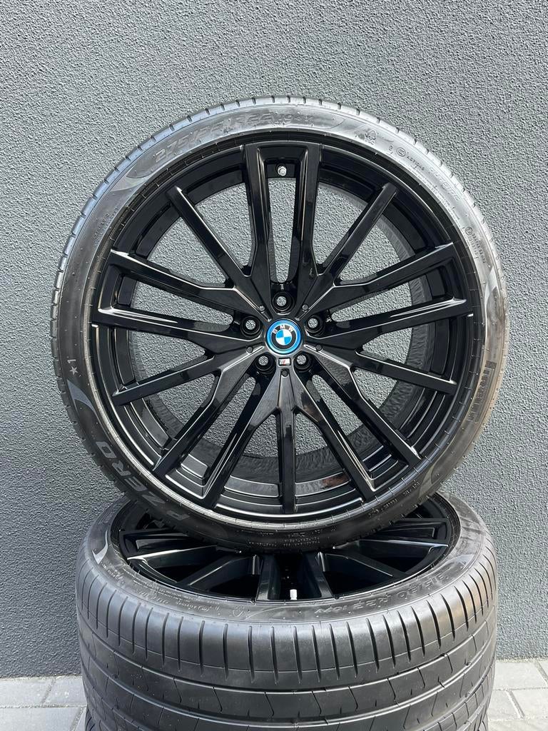 22 INCH BMW 742M BLACK ORIGINEEL X5 G05 X6 G06 742, Ophalen, 275 mm, Banden en Velgen, Overige maten