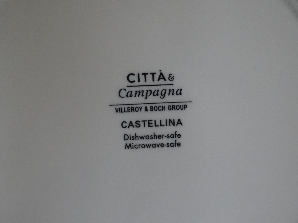 2x Dinerbord, Villeroy & Boch, CITTA CAMPAGNA Castellina, Ophalen of Verzenden