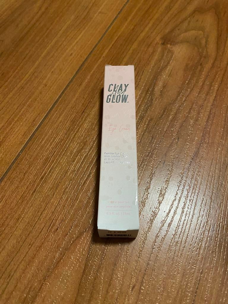 Clay and Glow Peptide Oogcrème, Ophalen of Verzenden, Nieuw, Ogen, Verzorging