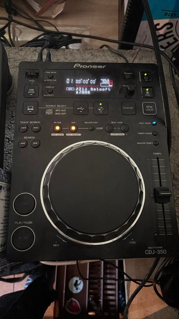 Pioneer CDJ 350 2x, Ophalen of Verzenden, Zo goed als nieuw, Pioneer