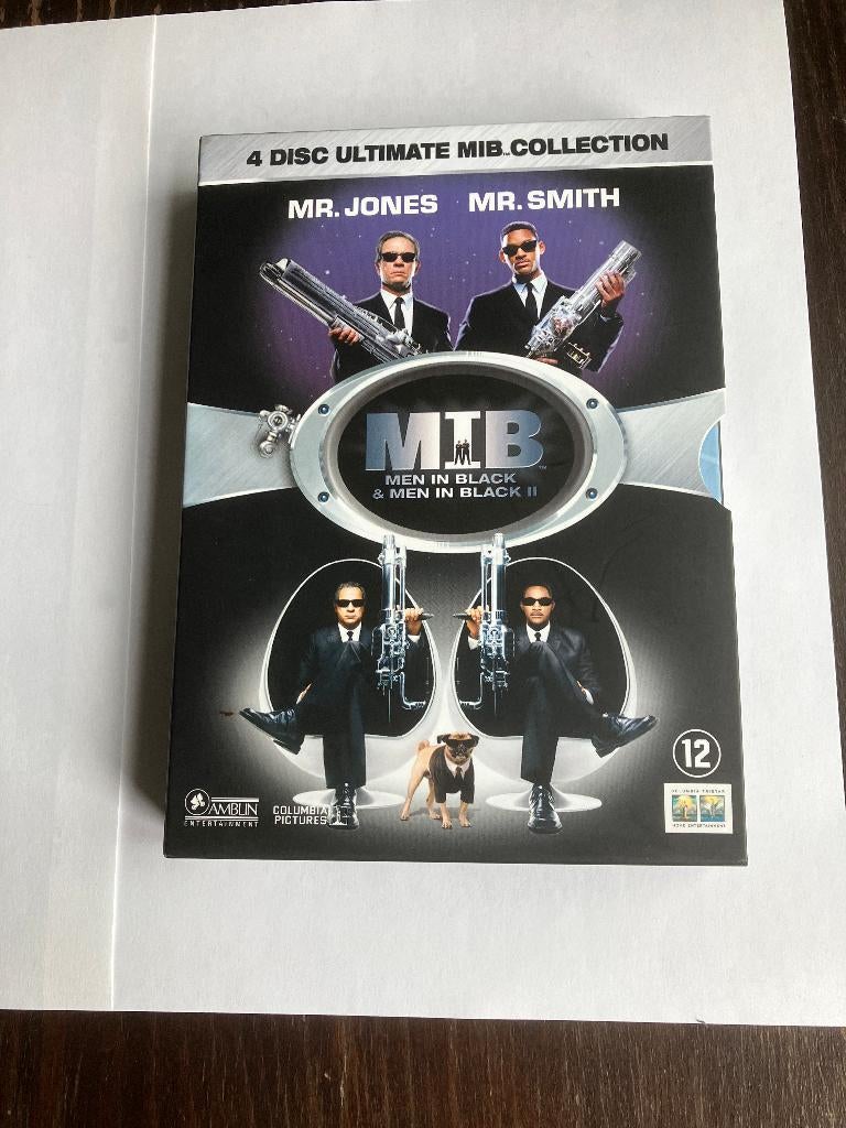 men in black 1 en 2 ultimate mib collection BOX (4 dvd's), Alle leeftijden, Ophalen of Verzenden, Zo goed als nieuw, Actiekomedie