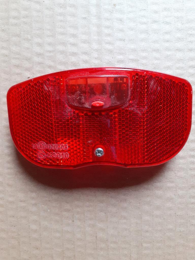 Rood kunststof glas achterlicht, Ophalen of Verzenden, Zo goed als nieuw