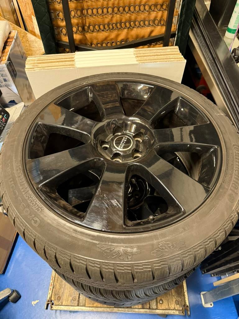 22 inch Zwarte Velgen Range Rover Land Rover L405 / L494, Gebruikt, Velg(en), 275 mm, Overige maten