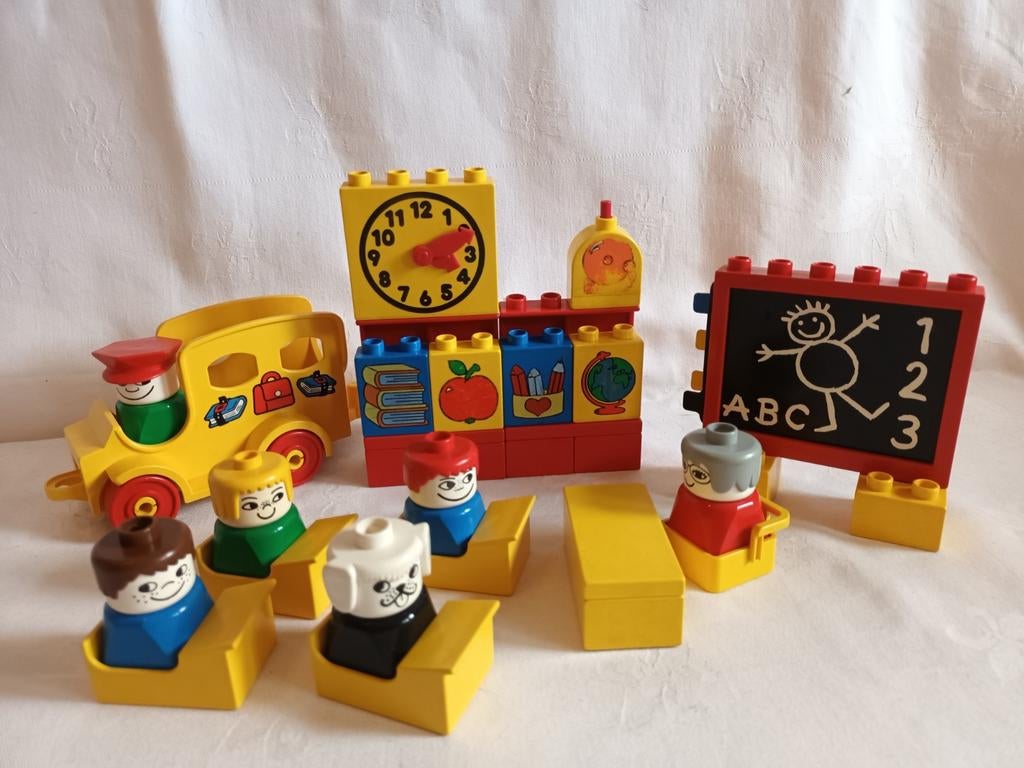 Vintage Duplo set 2645 Nursery School, Peuterschooltje, Kinderen en Baby's, Speelgoed | Duplo en Lego, Ophalen of Verzenden, Gebruikt