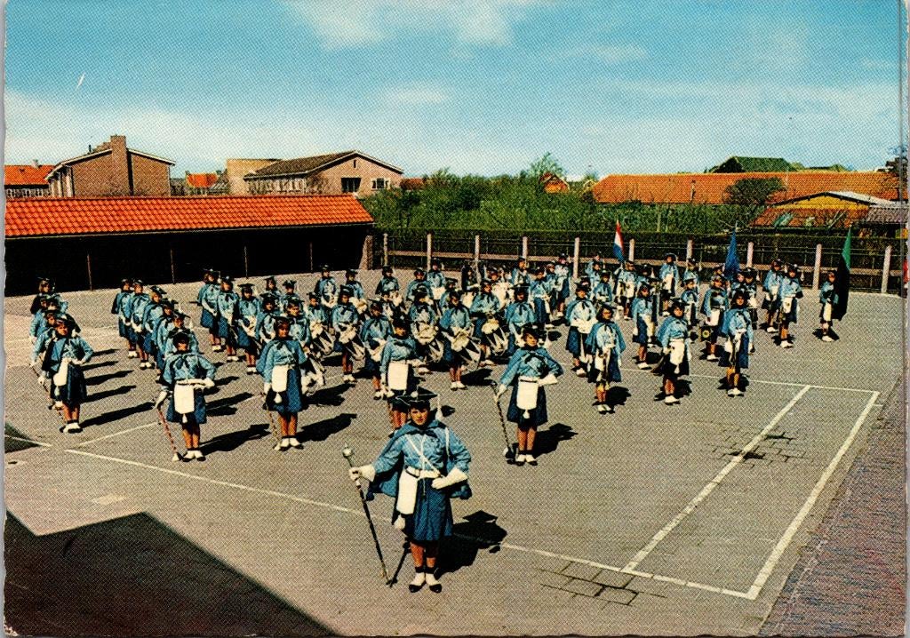 Texel - Drumband Margaretha Sinclair Den Burg, Verzamelen, Ophalen of Verzenden, 1960 tot 1980, Ongelopen, Waddeneilanden