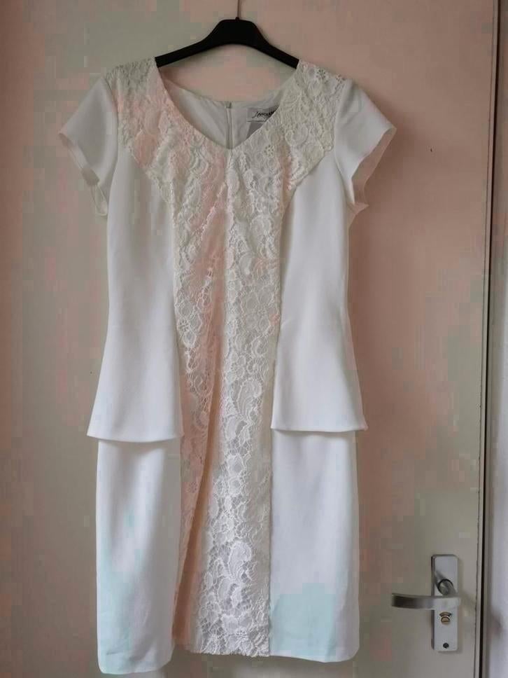 Elegant Trouwjurk feestjurk maat 40, Maat 38/40 (M), Wit, Nieuw, Cocktailjurk
