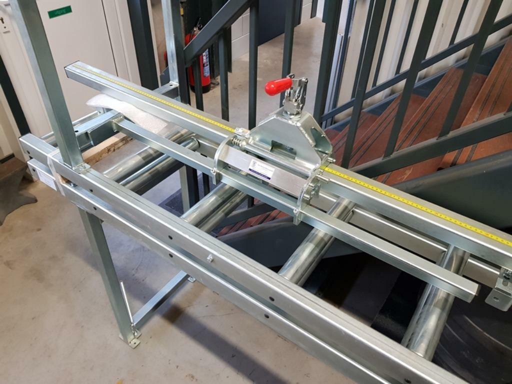 Rolbaan met lengteaanslag zaagmachine boormachine rollenbaan, Ophalen, Nieuw