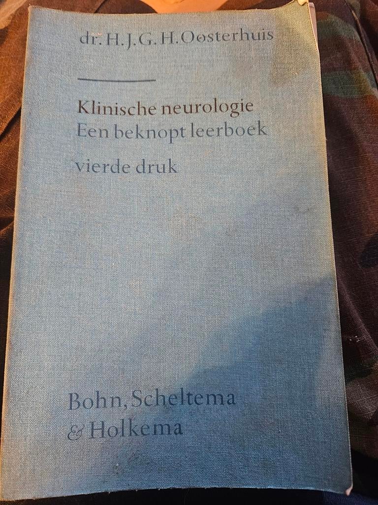 Klinische Neurologie - Leerboek, Boeken, Studieboeken en Cursussen, Gelezen, Dr. H.J.G.H. Oosterhuis, Alpha, HBO