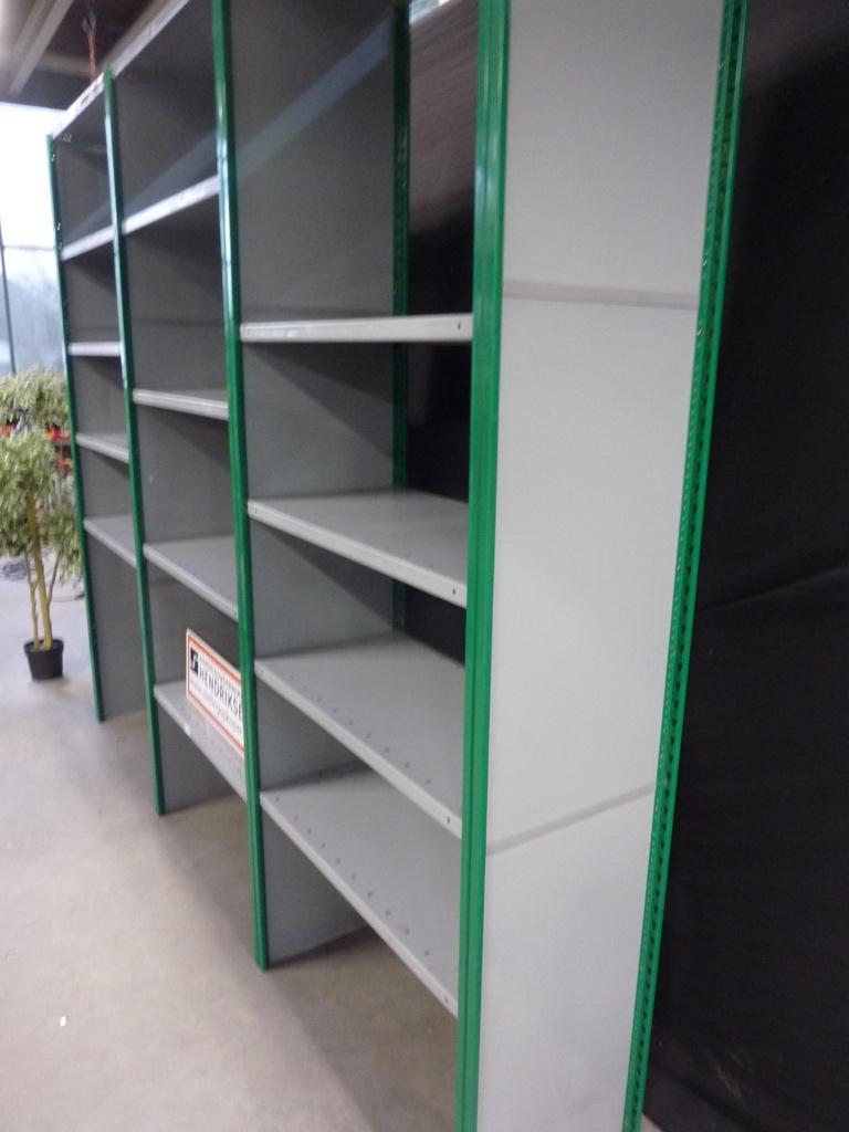 Nette stalen stelling Dexion 50cm diep Legbordstelling, Handelsonderneming Hendriksen, Ophalen of Verzenden, Info@stellingopkoper.nl