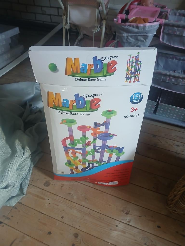 Super Marble Deluxe Race Game - Nieuw in doos!, Ophalen of Verzenden, Nieuw, Overige merken