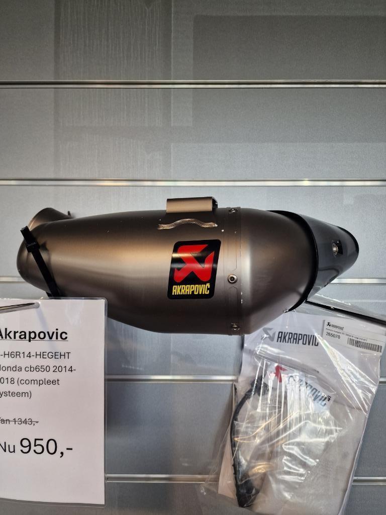 Honda CB650 2014-2018 S-H6R14-HEGEHT AKRAPOVIC COMPLEET, Ophalen, Nieuw