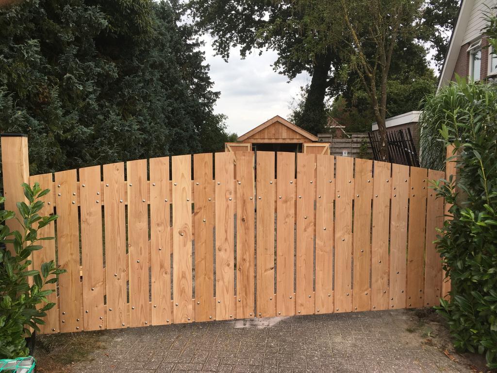 Douglas gebogen hekken, Ophalen, Nieuw, Hout, Tuinhek