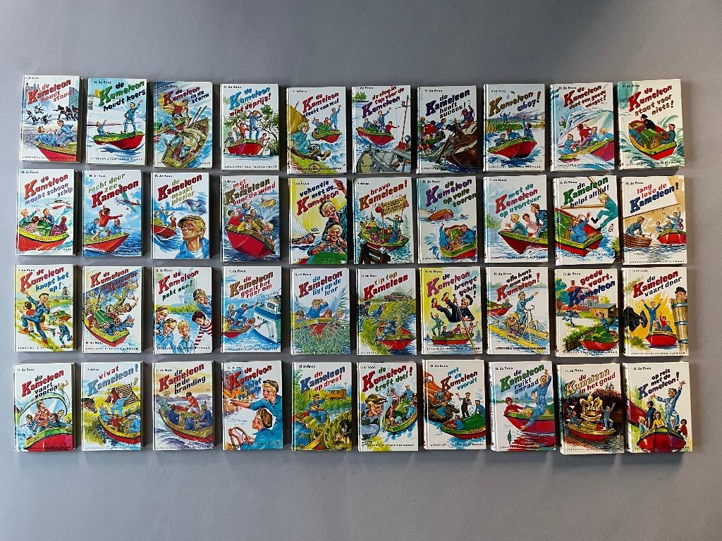 Kameleon serie boeken (30 stuks) - H. de Roos, Boeken, Kinderboeken | Jeugd | 10 tot 12 jaar, Gelezen, Fictie, Ophalen of Verzenden