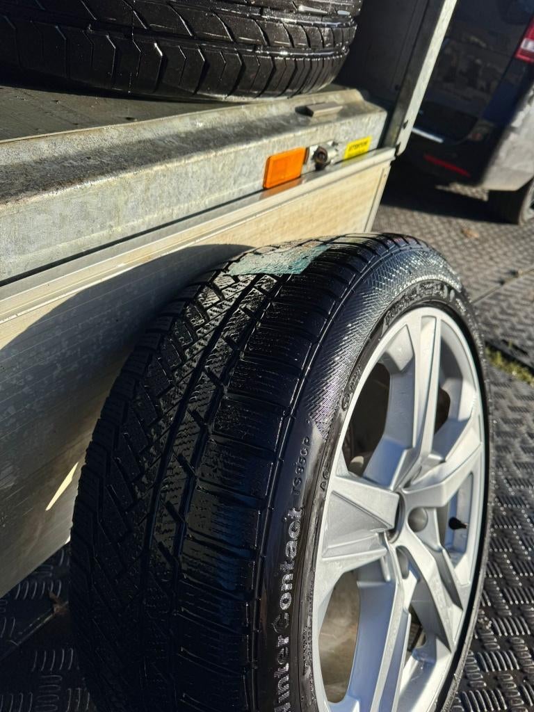 Audi A6/A7 winterset 245-45-19 Continental, 245 mm, Velg(en), Zomerbanden, Ophalen