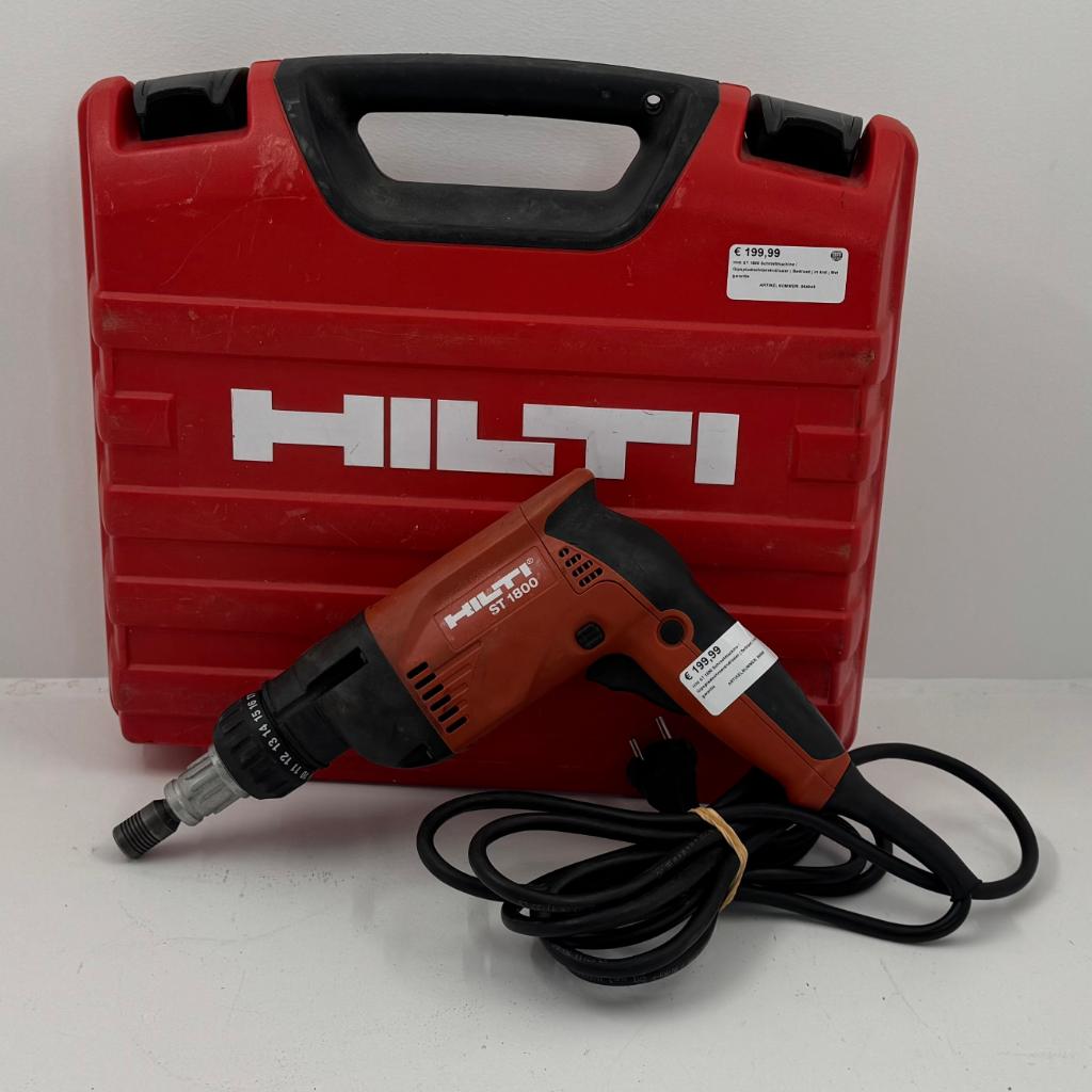 Hilti ST 1800 Schroefmachine / Gipsplaatschroevendraaier | B, 600 watt of meer, Dordrecht@usedproducts.nl, Toulonselaan 72, Ophalen of Verzenden