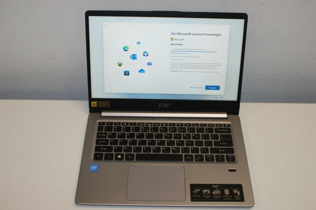 320159 Acer Swift  SF114-32-C6H8 ***Z.G.A.N.***, Computers en Software, 2 tot 3 Ghz, 14 inch, Ophalen of Verzenden, Zo goed als nieuw