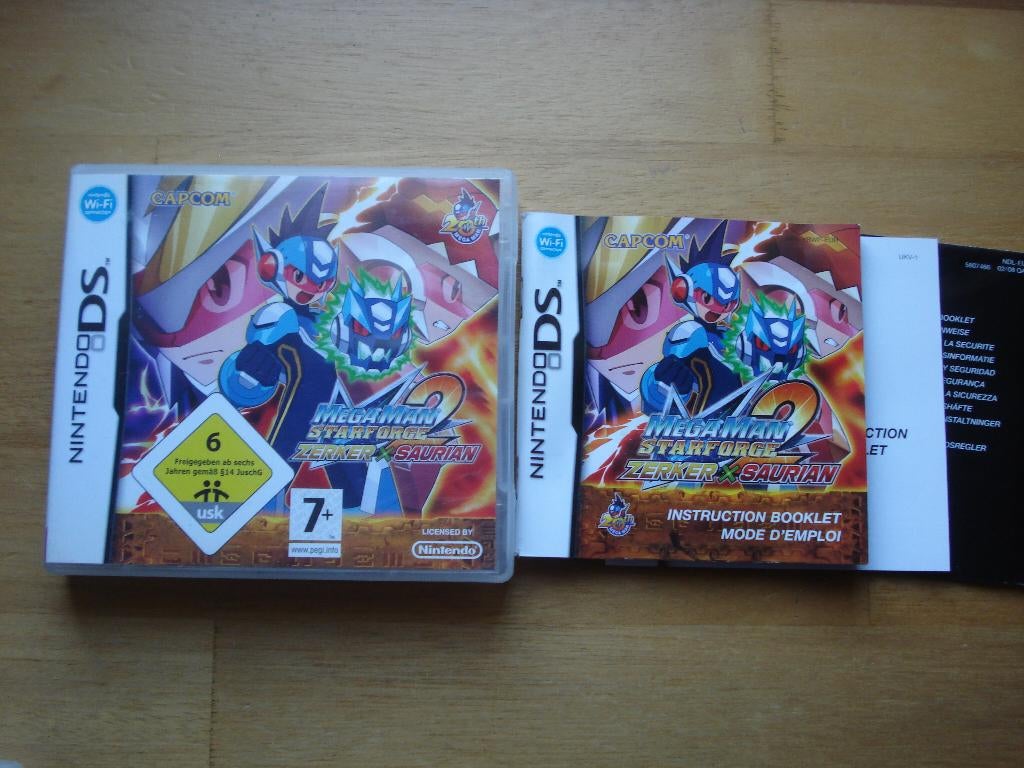 Mega Man Star Force 2: Zerker x Saurian ds, 1 speler, Racen en Vliegen, Ophalen of Verzenden, Zo goed als nieuw